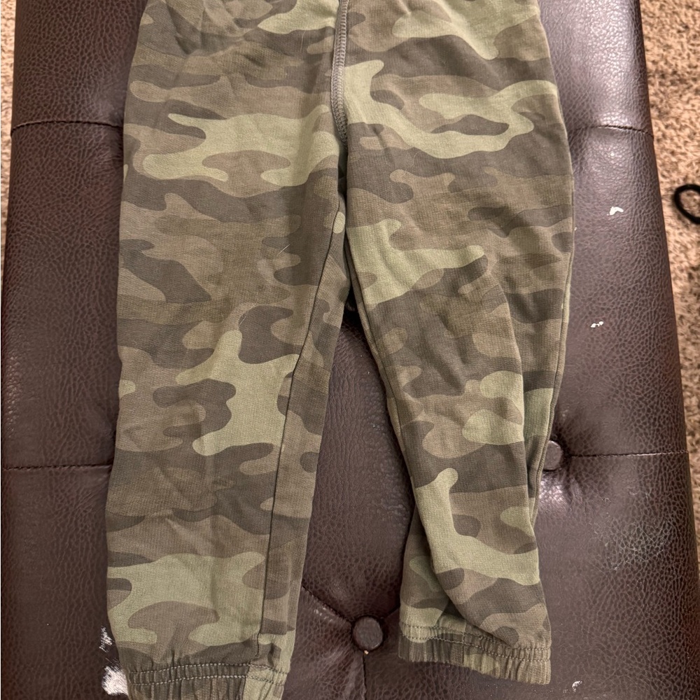 Carter's Green and Brown Camouflage Joggers